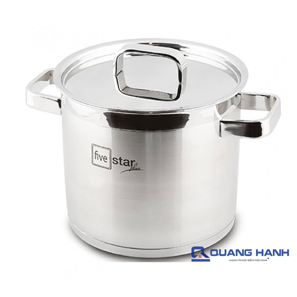 Nồi thân cao đáy từ 3 đáy inox 304 quai đúc Fivestar 26cm - toàn cảnh sản phẩm