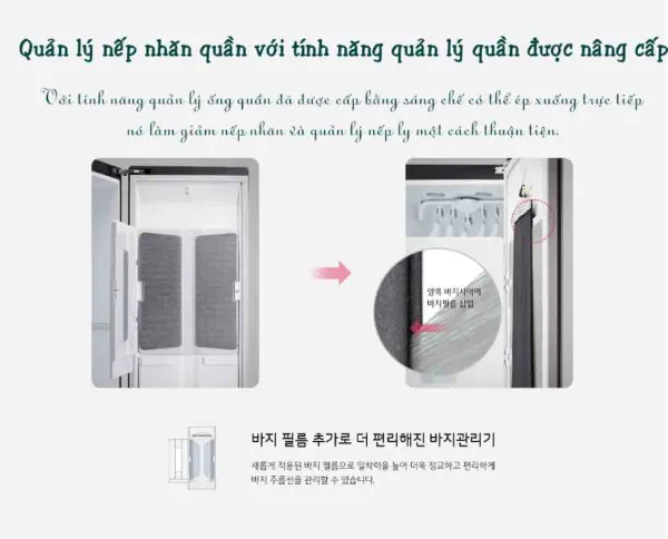 Máy giặt hấp sấy LG Styler S5MBC