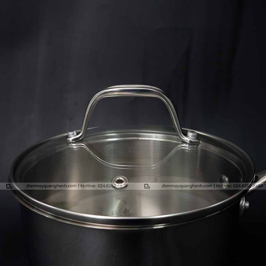 Ảnh thực tế Bộ nồi inox cao cấp Ciwete 6 món SS0101-10PC