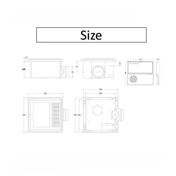 Quạt sưởi nhà tắm thông minh CREEN CR-SMH635