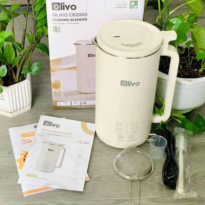 Ảnh thực tế Máy làm sữa hạt Olivo CB2000