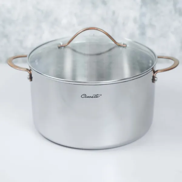 Nồi hầm inox 304 cao cấp Ciwete 26cm SS0101-A
