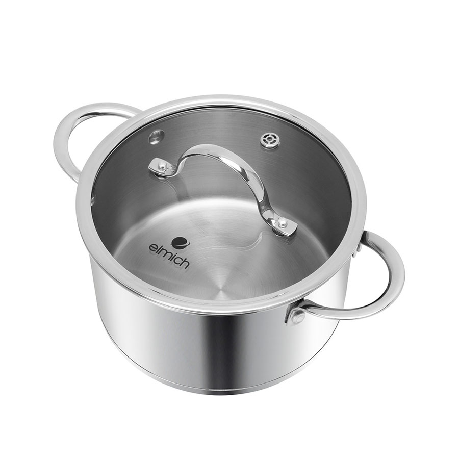 Bộ nồi Inox 304 Impact bonding Elmich EL2480 size 16,20,24cm
