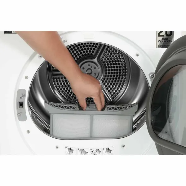 Máy sấy bơm nhiệt Samsung Bespoke AI 9 kg DV90BB9440GH/SV