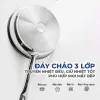 Chảo Inox chống dính Fivestar 3 đáy CKD30-3DT