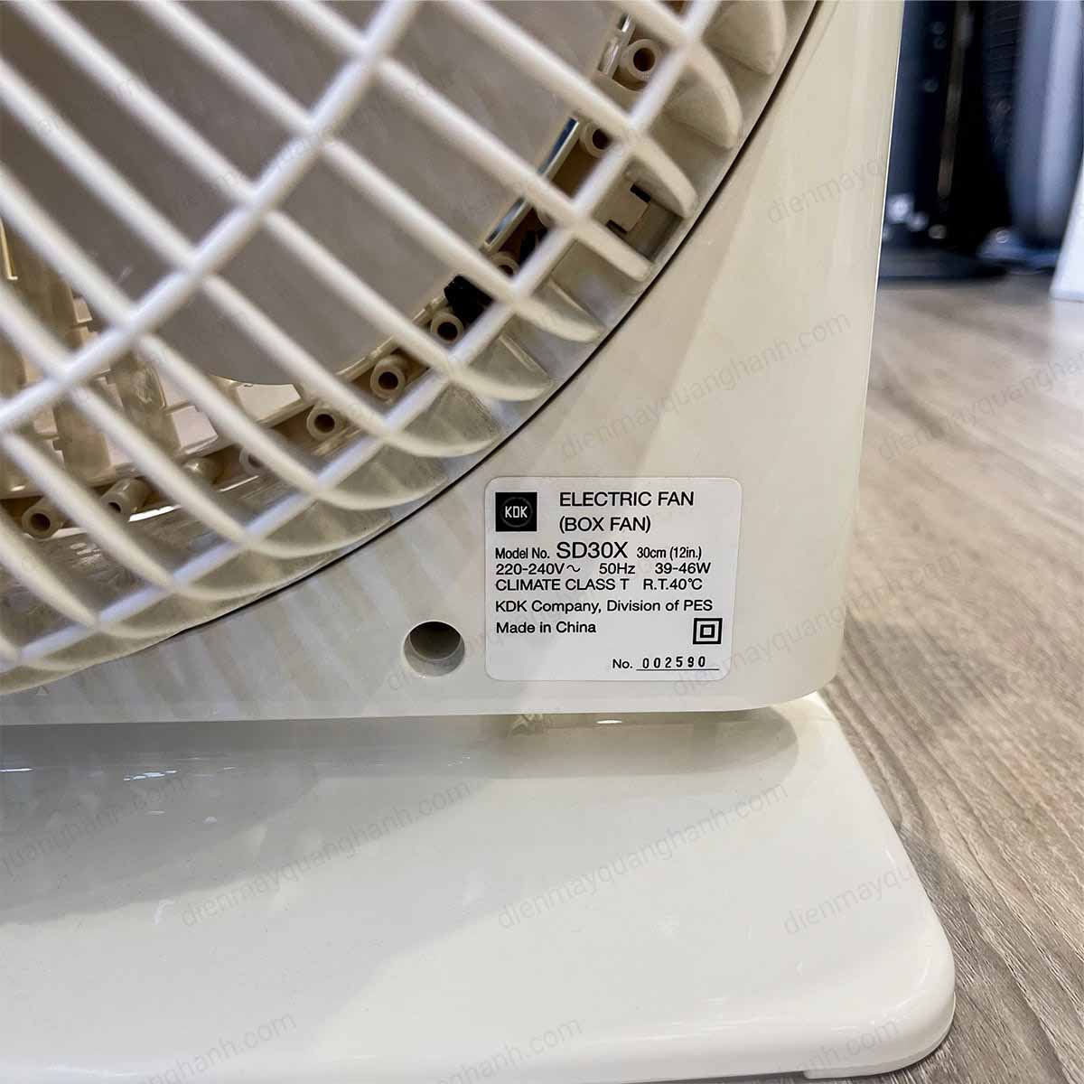 Ảnh thực tế Quạt hộp KDK SD30X