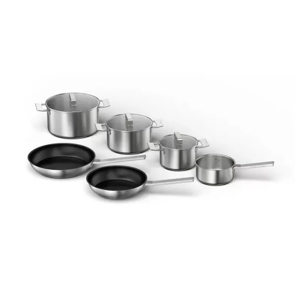 Bộ nồi 6 món Bosch HEZ9SE060 (4 nồi, 1 chảo, 1 quánh)