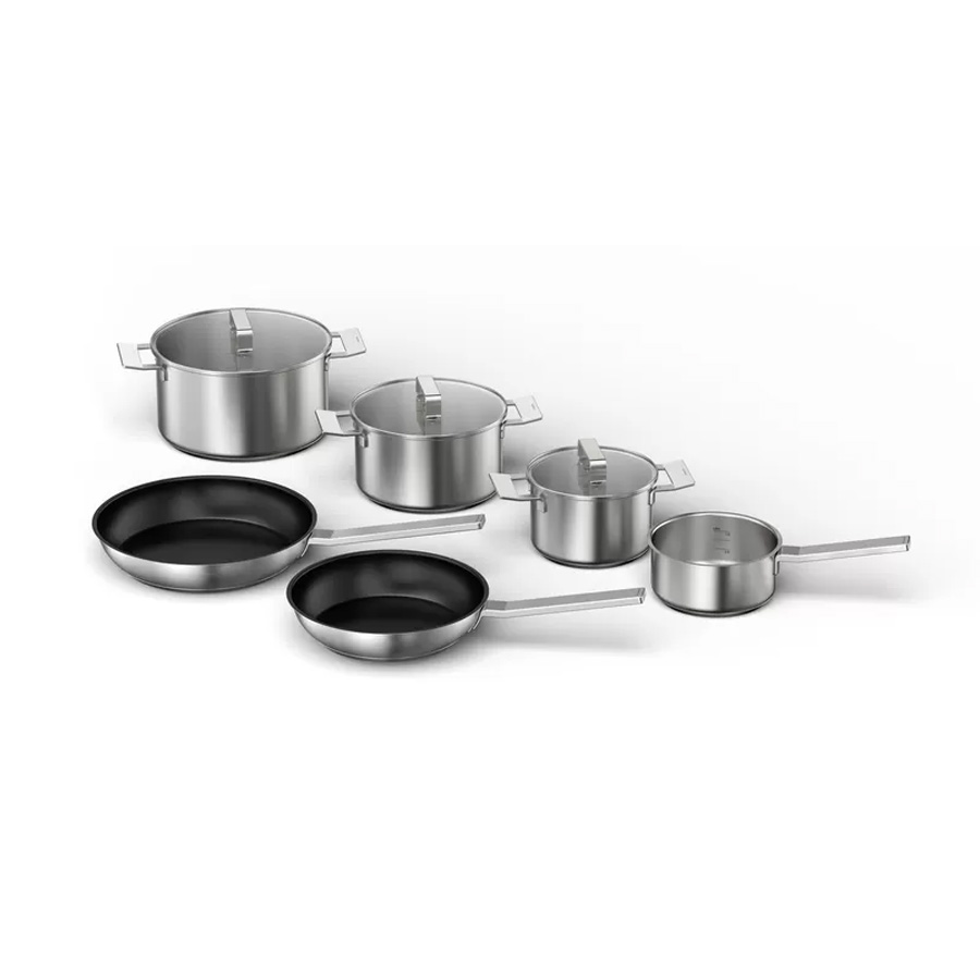 Bộ nồi 6 món Bosch HEZ9SE060 (4 nồi, 1 chảo, 1 quánh)