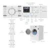Máy sấy quần áo Casper 7.2 kg TD-72VWD