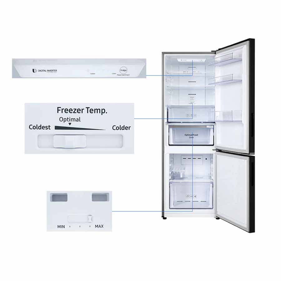 Tủ lạnh Samsung Inverter 310 lít RB30N4010BU/SV
