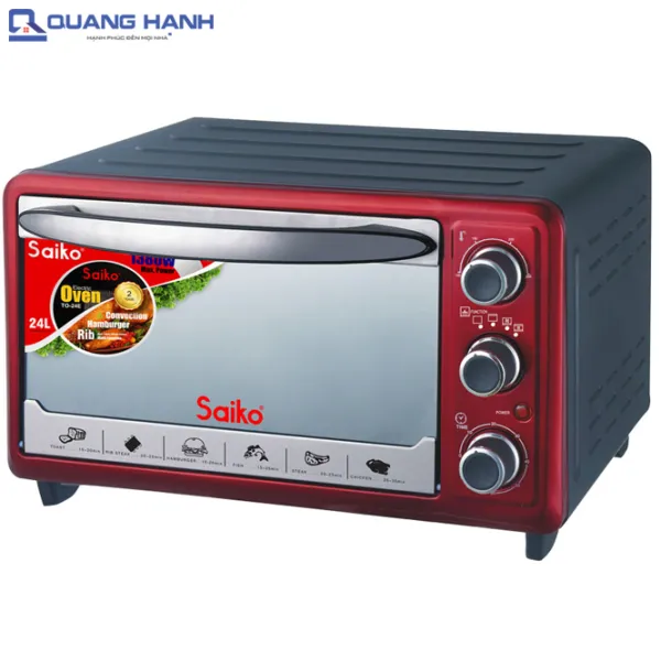 Lò nướng điện Saiko TO-24E 24 lít
