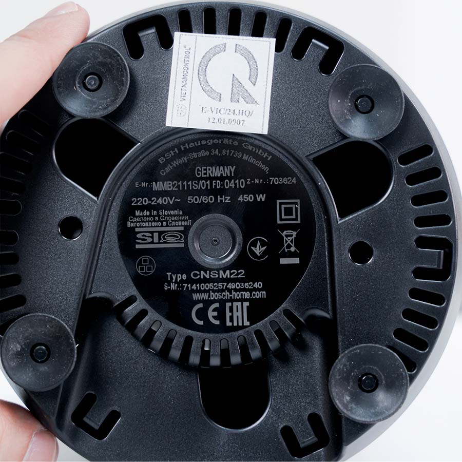 Ảnh thực tế Máy xay sinh tố Mini Bosch MMB2111S