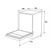 Máy rửa bát Hafele HDW-F6072B 535.29.700
