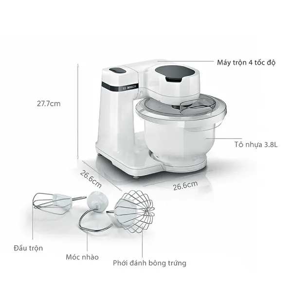 Máy xay trộn đa năng BOSCH MUMS2AW00