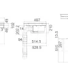 Bếp từ kết hợp hút mùi Elica NIKOLA TESLA SWITCH BL/A/80 – PRF0146212
