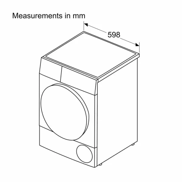 Máy Sấy Tụ Hơi Bosch WTB86201SG