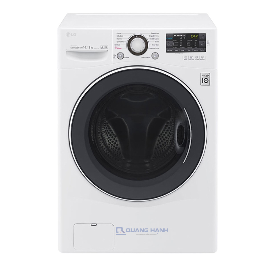 Máy giặt sấy LG F2514DTGW 14kg