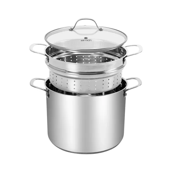 Nồi hấp Inox 304 đáy 5 lớp Elmich EL2533IN28 size 28cm