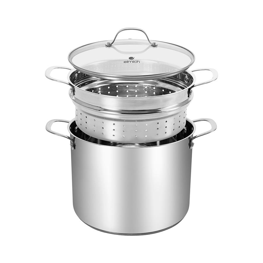 Nồi hấp Inox 304 đáy 5 lớp Elmich EL2533IN28 size 28cm
