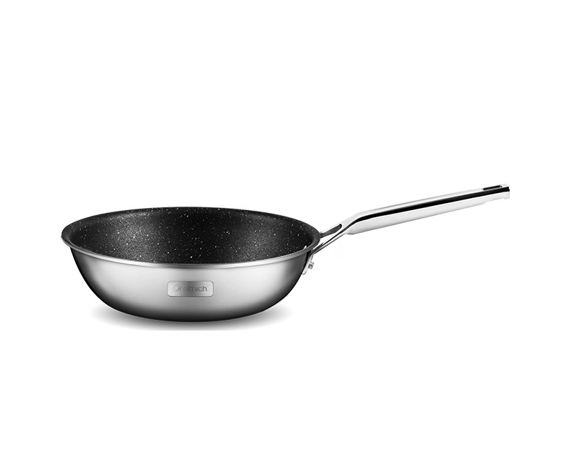 Chảo chống dính inox liền khối Elmich Trimax CZ EL-3838 size 28cm - toàn cảnh sản phẩm
