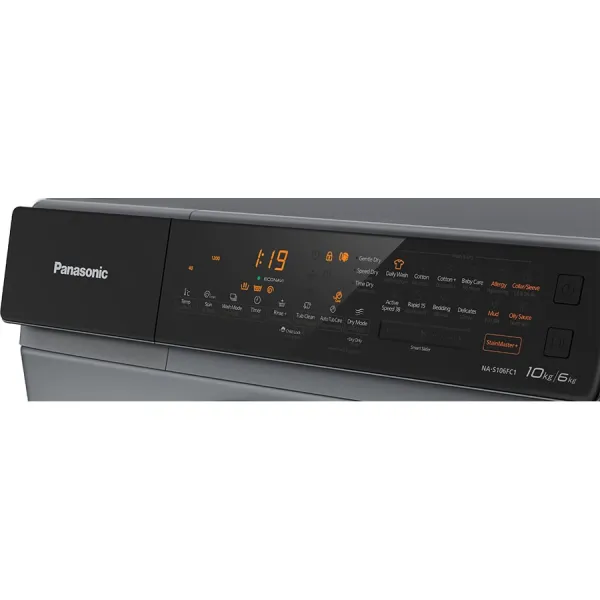 Máy giặt sấy Panasonic Inverter 10/6 kg NA-S106FC1LV