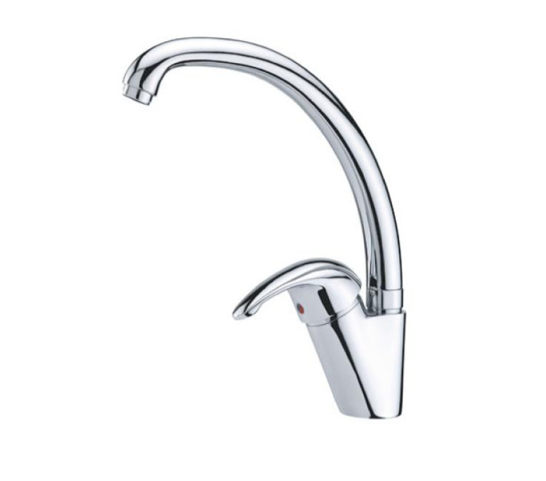 Vòi rửa bát đồng thau mạ Chrome K121 N