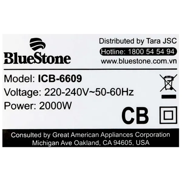 Bếp từ BlueStone ICB-6609