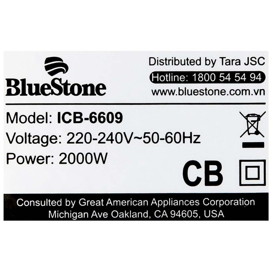 Bếp từ BlueStone ICB-6609