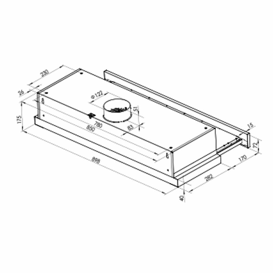 Máy hút mùi Electrolux ECP9541X
