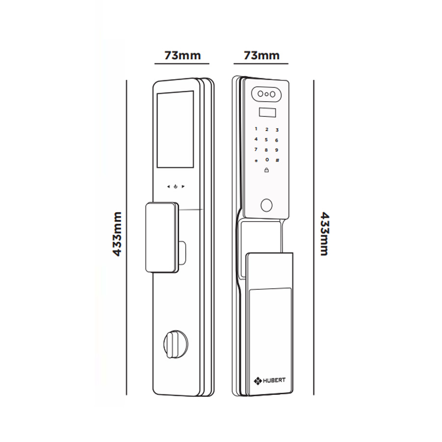Khóa điện tử Hubert HB CGI6 TITAN EU