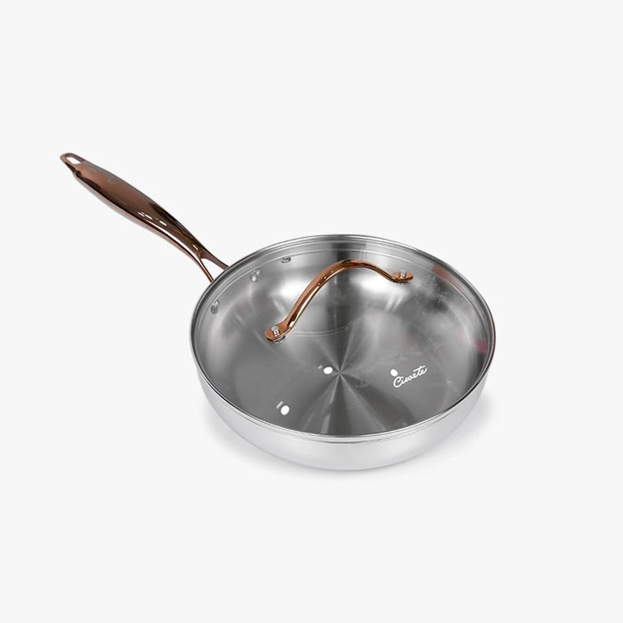 Chảo Inox Ciwete Royal Knight 24cm SS0404-A - toàn cảnh sản phẩm
