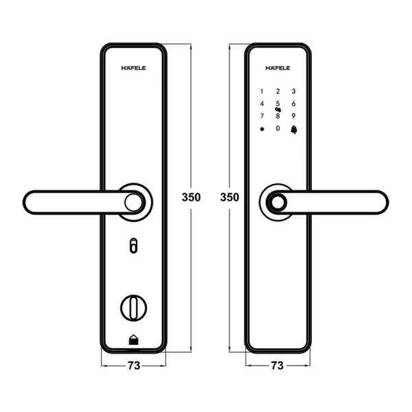 Khóa điện tử Hafele AL2401 912.20.693