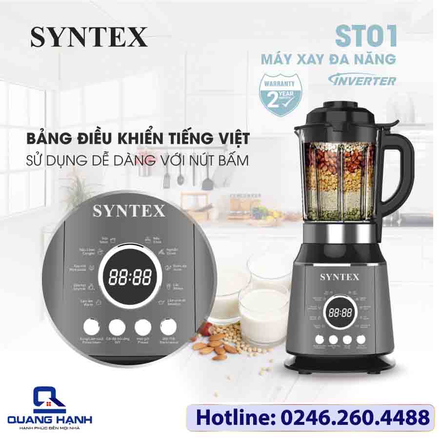 Máy xay nấu sữa hạt đa năng Syntex ST01