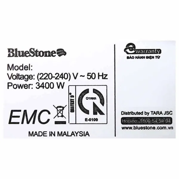 Bếp từ đôi lắp âm BlueStone ICB-6917