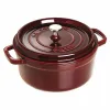 Nồi gang tròn Staub màu đỏ lựu 26cm – 5.2L