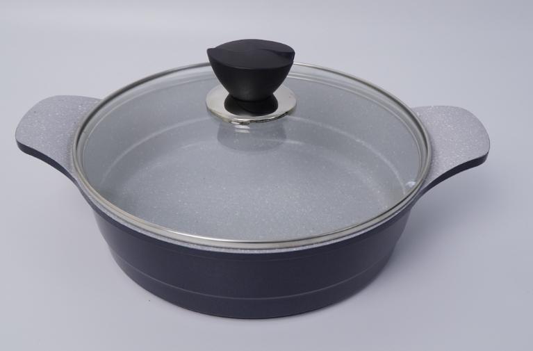 Nồi Orsay tráng sứ size 24cm thành nồi thấp – Happy Home Pro - toàn cảnh sản phẩm