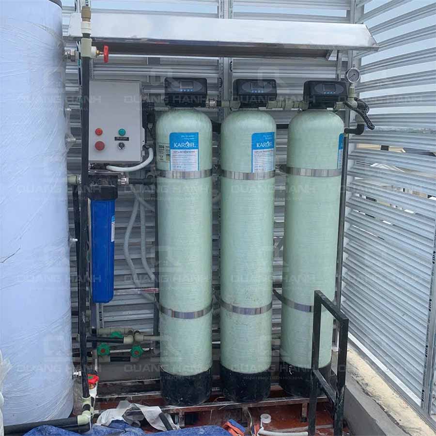 Ảnh thực tế Máy lọc nước tổng đầu nguồn Karofi KTF-333C