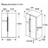 Tủ lạnh Side by Side 580 lít Bosch KAN93VIFPG