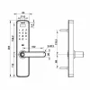 Khóa điện tử Hafele DL7100 912.05.498