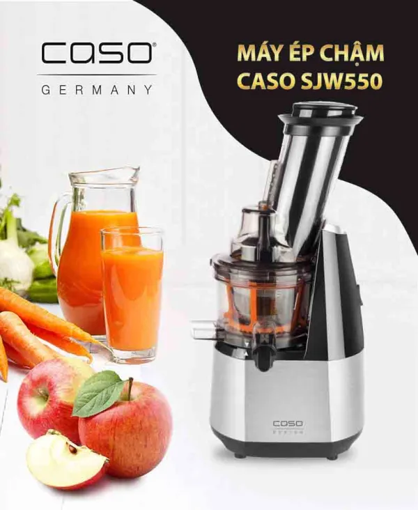 Máy ép chậm Caso SJW550