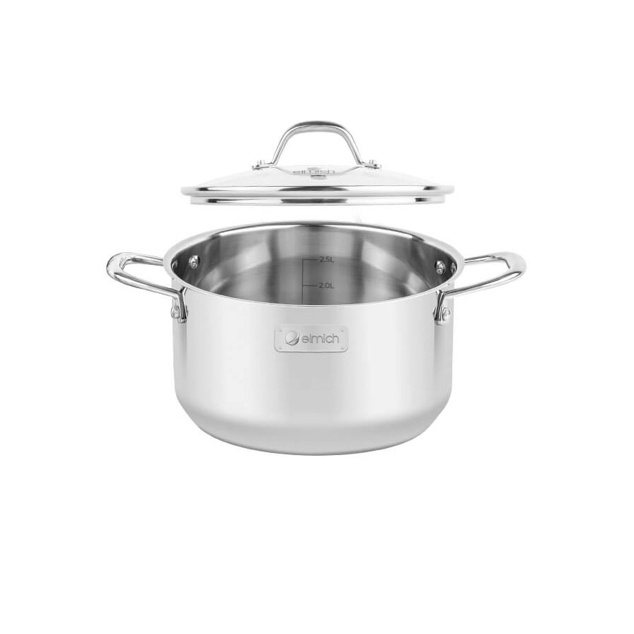 Bộ nồi Inox liền khối Elmich Trimax Cz EL-3833 size 16,20,22cm