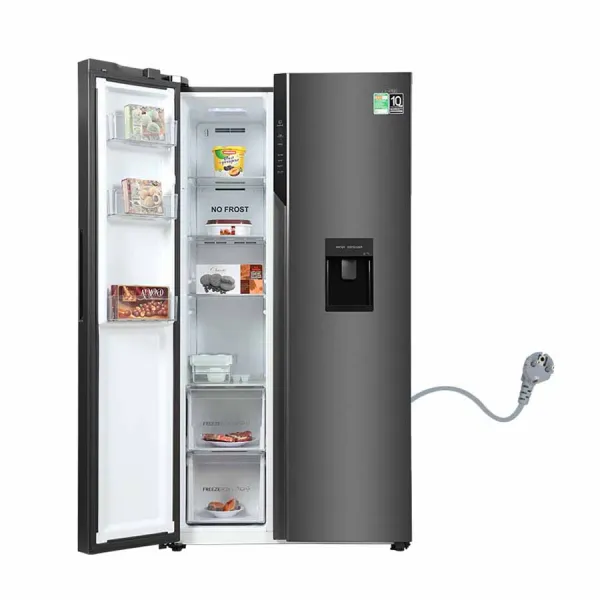 Tủ lạnh Aqua Inverter 524 lít Side By Side AQR-SW541XA(FB)