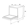 Máy rửa bát để bàn Hafele HDW-T50B 539.20.600