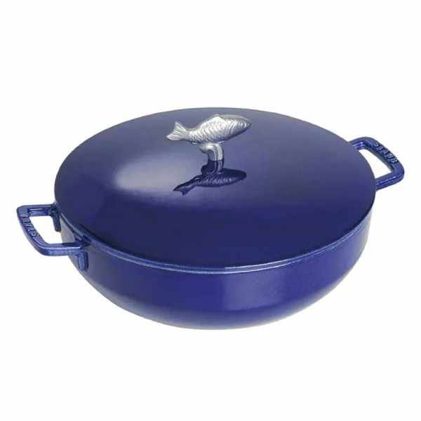 Nồi Bouillabaisse Staub màu xanh đen 28cm