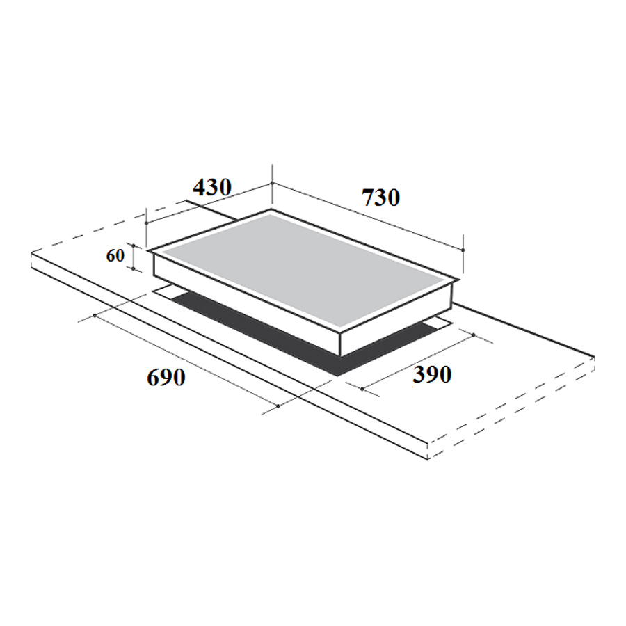 Bếp điện từ kết hợp Canzy CZ 52IG