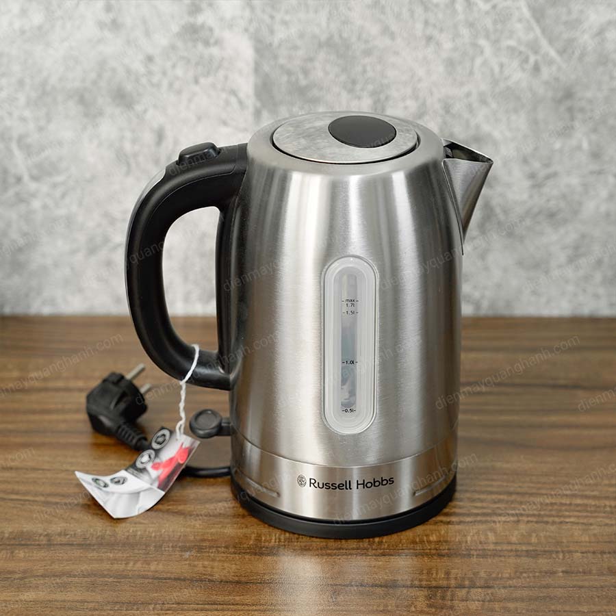 Ảnh thực tế Ấm siêu tốc Russell Hobbs 26300-70 thép không gỉ – Dung tích 1.7L