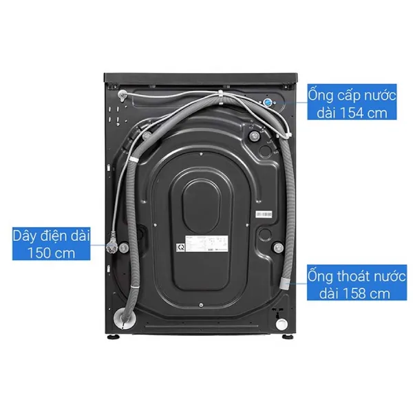 Máy giặt Casper Inverter 12.5 kg WF-125I140BGB