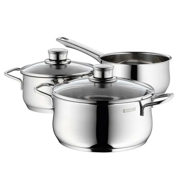 Bộ nồi WMF DIADEM PLUS 3 món 2 nồi 1 quánh 0730299990