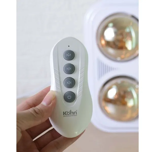 Đèn sưởi nhà tắm Kohn BU04GR 4 bóng