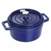 Nồi gang tròn Staub màu xanh đen 22cm – 2.6L 1102291